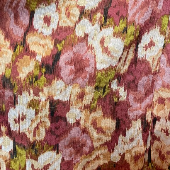 Vince Camuto Women Floral Flutter Drapey Fairy Whimsical Girly Maxi Dress M - Picture 7 of 12